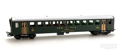 HAG 400 *SBB Personenwagen 2.Klasse mit Innenbeluchtung