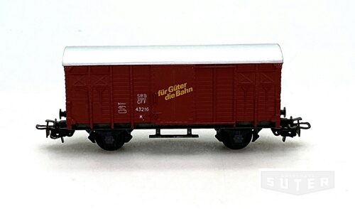 HAG 310braun *SBB ged. Güterwagen K3 Guss braun Für Güter die Bahn/pour vos marchdises