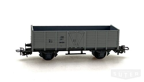 HAG 330grau *SBB Hochbordwagen L  Guss grau