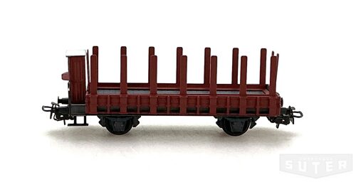 HAG 340 *SBB Rungenwagen mit Bremserhaus Guss braun