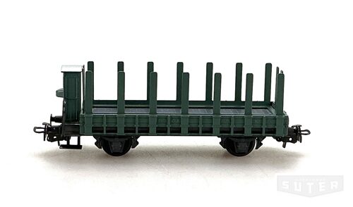 HAG 340grün *SBB Rungenwagen mit Bremserhaus Guss grün