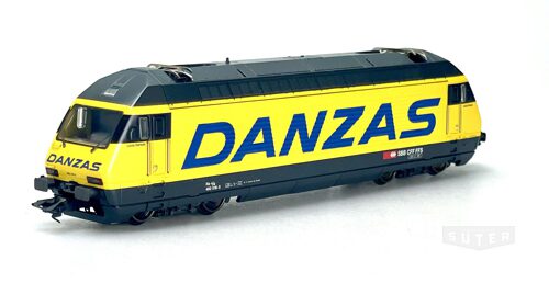 Märklin 3453 *SBB E-Lok Serie 460, "DANZAS" gelb/blau Delta