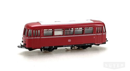 Märklin 4018 *Schienebus Beiwagen,  rot