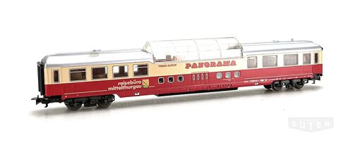 Märklin 4169 *Reisebüro Mittelthurgau  TEE Panoramawagen  weinrot/crème