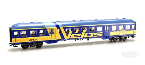 Märklin 41262 *CFL Nahverkehrs Fahrradwagen 2.Kl., blau/gelb