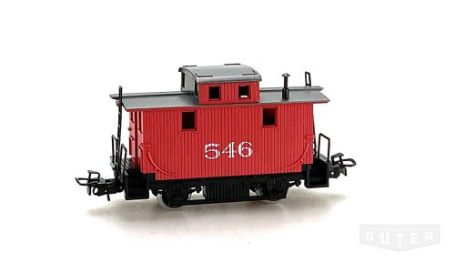 Märklin 4578 *US Güterzugbegleitwagen Caboose, rot,