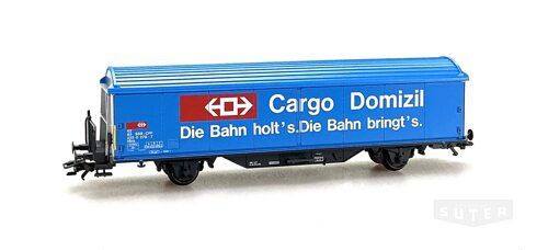 Märklin 4735 *SBB Schiebewandwagen Hbis, blau, "Cargo Domizil.