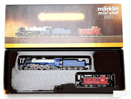 Märklin 8881 *US Dampflokomotive & Caboose Baltimore and Ohio