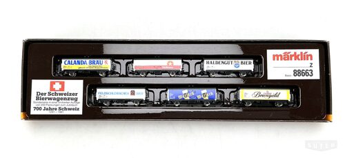 Märklin 88663 *SBB Schweizer Bierwagen Set 6tlg