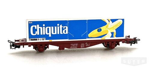 Märklin 4672 *Containerwagen beladen mit Chiquita Container