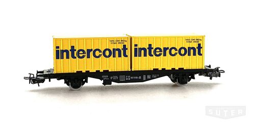 Märklin 4670 *Containerwagen beladen mit intercont Container