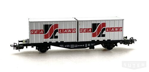 Märklin 4668 *Containerwagen beladen mit SEA Land  Container