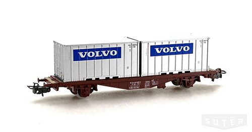 Märklin 4765 *Containerwagen beladen mit Volvo Container