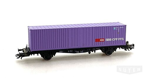 Märklin 4852 *SBB Containertragewagen