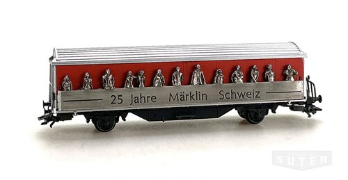 Märklin 4735.929 *Schiebewandwagen 25 Jahre Märklin Schweiz  mit Zinnrelief