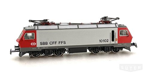 Märklin 3323 *SBB E-Lok Re 4/4 IV, rot/grau  Lok Nr. 10102