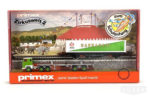 Primex 4585 *Sarrasani Zirkuswelt No 2:  Containerwagen + Lastwagen