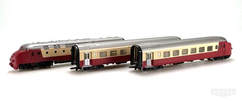 Märklin 3071 *SBB TEE Triebwagen  weinrot/crème    3tlg.