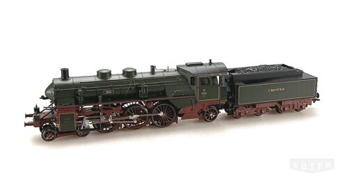 Märklin 37181 *K.Bay.Sts.B Schlepptender Dampflok Reihe S 3/6  grün   digital