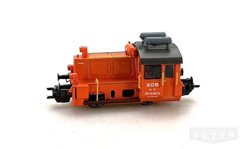 Märklin 36829 *SOB Kleindiesellok Mandarinli mfx-digital