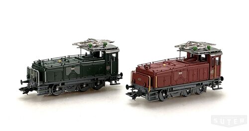 Märklin 36332 *SBB Rangierlok Ee 3/3 "Bügeleisen" Doppelpackung  grün + braun  Digital mfx Sound
