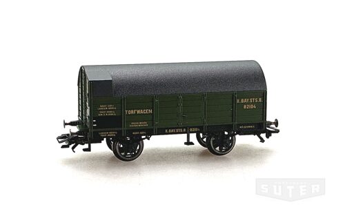 Märklin 45094 *K.Bay.Sts.B Torf-Munitionswagen  grün