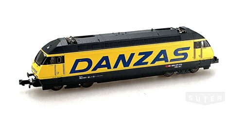 Minitrix 12688 *SBB E-Lok Re 460  "Danzas", gelb