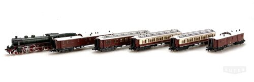 Minitrix 511017 *Orientexpress Zug-Set  6tlg. Dampflok + 5 CIWL Wagen