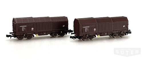 Roco 24039 *DB Teleskobhaubenwagen Set 2tlg