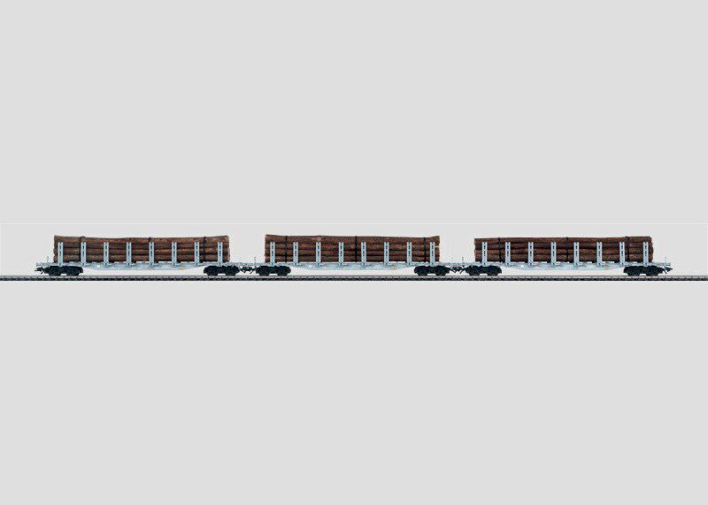 Märklin 47149 *SBB Holztransportwagen Set Snps  beladen