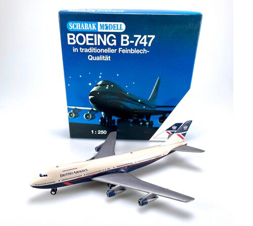 Schabak 1025 BRIT Boeing B-747 1:250 Blechfausführung British Airways