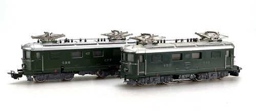 Lot 6970 *Spur H0 Konvolut Märklin SBB RET 800 Loks Funktion nicht überprüft  2tlg