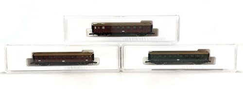 Lot 7045 *Spur Z Konvolut  Märklin Württembergischer Schnellzugwagen  3tlg