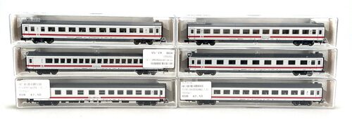 Lot 7117 *Spur N Konvolut Fleischmann DB IC / EC  Personenwagen 6tlg