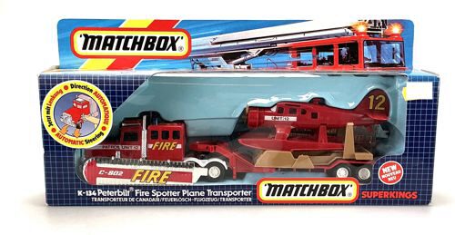 Lot 7349 *Konvolut Matchbox  1:34 Peterbilt Transporter mit Flugzeug K-134