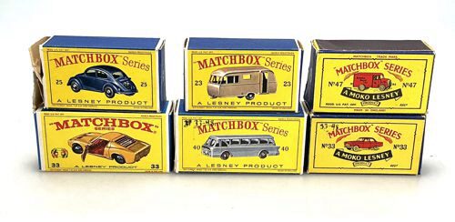 Lot 7351 *Konvolut Matchbox Series Verpackungen OHNE Inhalt 6tlg