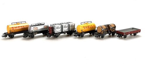 Lot 7432 *Spur H0 Konvolt Märklin Güterwagen 6tlg alle mit roter Orig.Verpackung