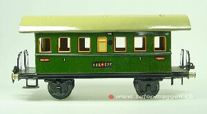 Märklin 18071 *Spur 1 SBB Personenwagen, 3.Klasse grün