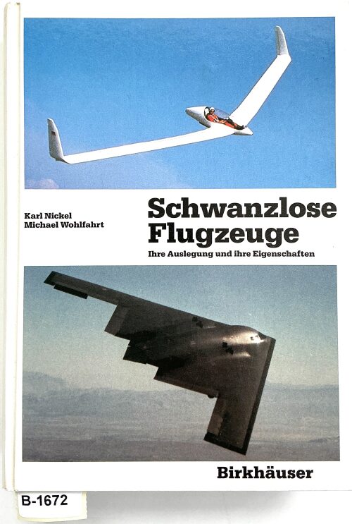 Buch B-1672 *Schwanzlose Flugzeuge