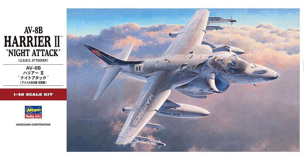Hasegawa PT34 1/48 AV-8B Harrier II, Night Attack