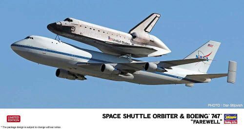 Hasegawa 10844 1/200 Space Shuttle Orbiter &