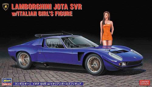 Hasegawa 620472 1/24 Lamborghini Jota SVR mit Frau