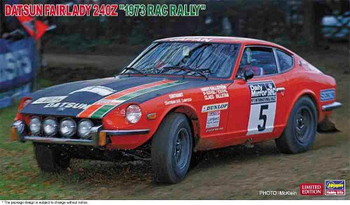 Hasegawa  20555 1/24 Datsun Fairlady 240Z, 1973 RAC Rally