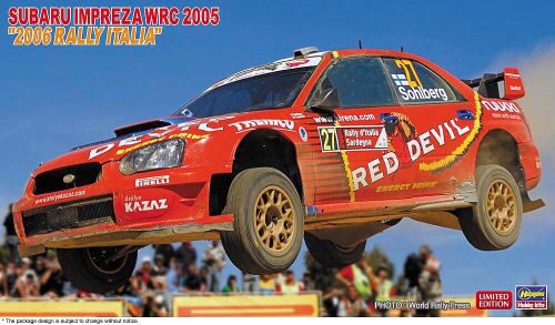 Hasegawa 620614 1/24 Subaru Impreza WRC2005, 2006 Rally Italia