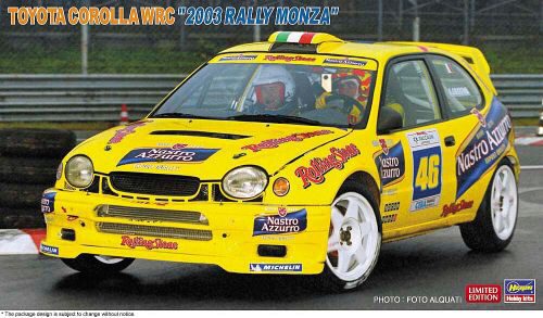 Hasegawa 620686 1/24 Toyota Corolla WRC, 2003 Rally Monza