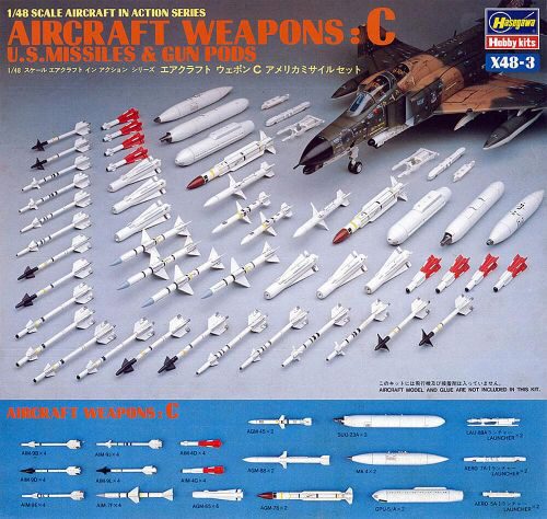 Hasegawa 36003 1/48 US Aircraft Weapons C