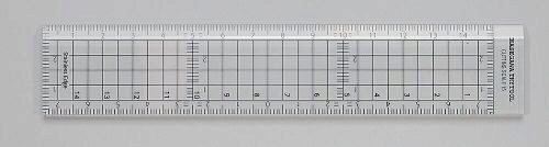 Hasegawa 71540 Schneidelineal mit 15 cm Länge