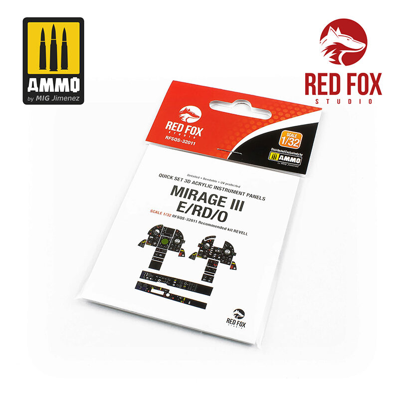 Red Fox Studios RFSQS-32011 Mirage III E/RD/O (for Revell kit)