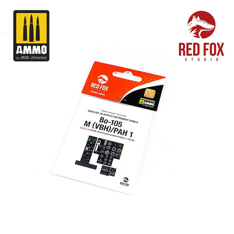 Red Fox Studios RFSQS-32045 1/32 Bo 105M (VBH) (for Revell kit) 