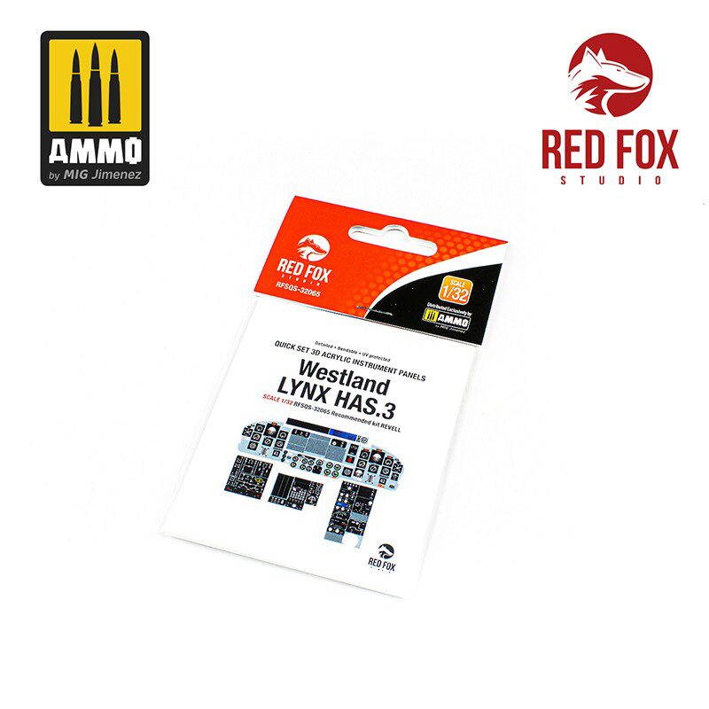 Red Fox Studios RFSQS-32065 1/32 Westland Lynx HAS.3 (for Revell kit) 